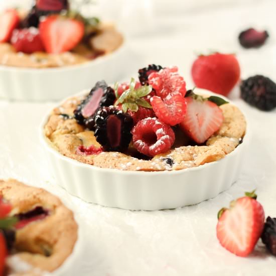 One Bowl Berry Olive Oil Cake - Recipe photo by Butternut Lane