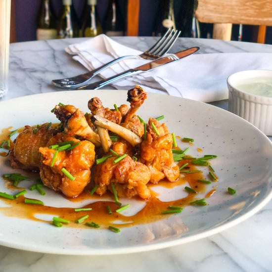 Crispy Chicken Wing Lollipops - Recipe photo by theflavordance