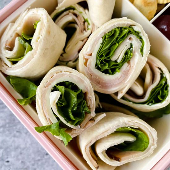 Easy Turkey Pinwheels - Recipe photo by bklynactivemama