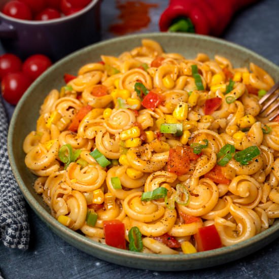 Vegan Cajun Pasta - Recipe photo by skinnyspatula