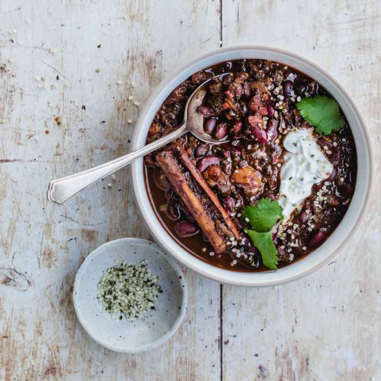 Chili Sin Carne - Recipe photo by My Goodness Kitchen