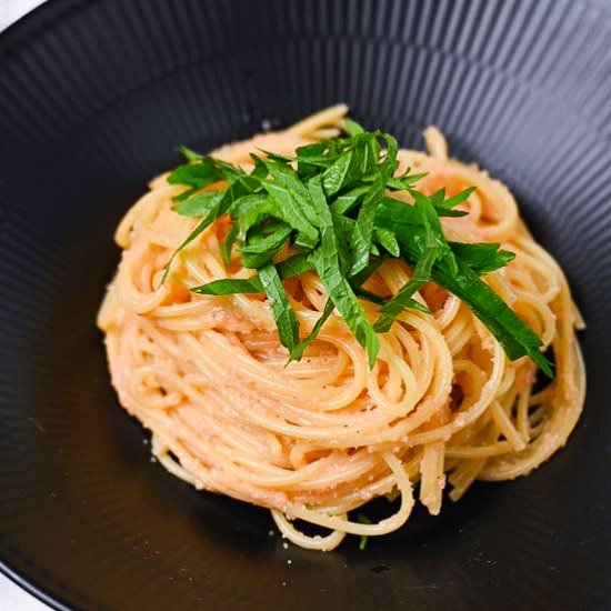 Japanese Mentaiko Pasta (Cod Roe) - Recipe photo by Sudachi Recipes
