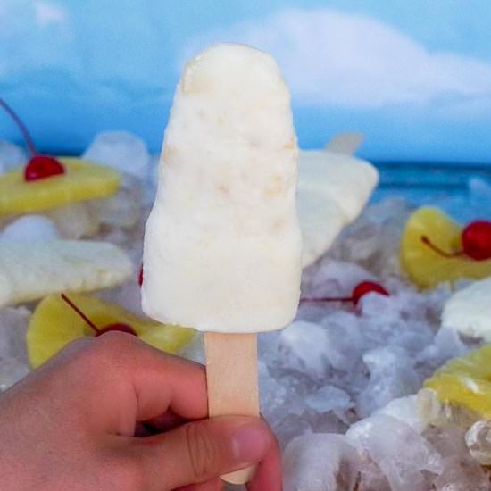 Pina Colada Popsicles - Recipe photo by Food Meanderings