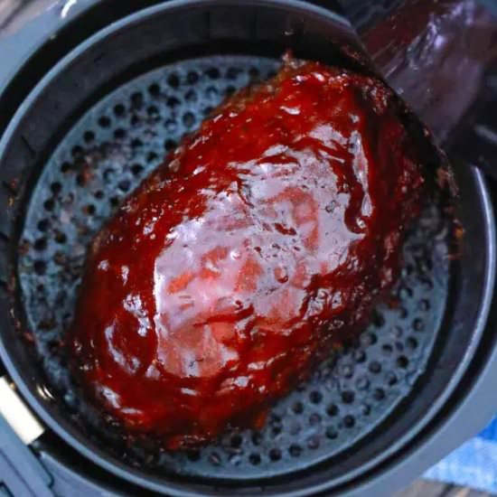 Air Fryer Meatloaf - Recipe photo by peasandpeonies