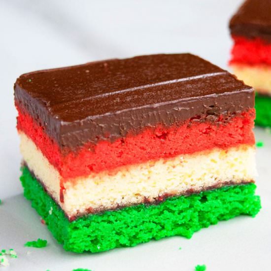 Italian Rainbow Cookies - Recipe photo by Cakewhiz