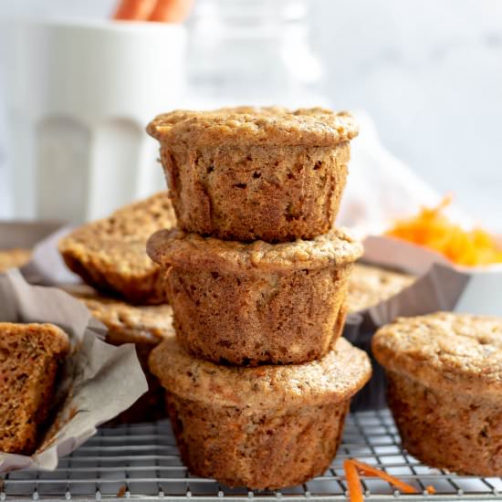 Carrot Banana Muffins - Recipe photo by Chopnotch