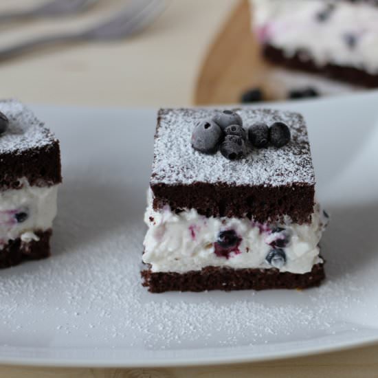 Yoghurt cake with bilberries - Recipe photo by mecooks.com