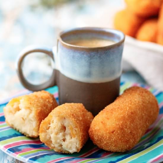 Cuban Style Chicken Croquetas - Recipe photo by GoodieGodmother