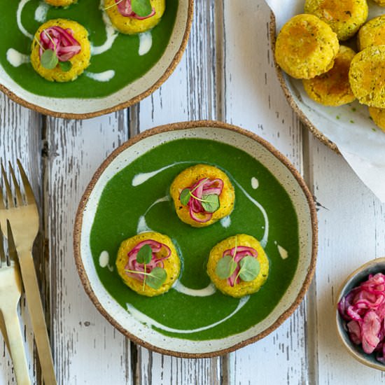 Paneer & Potato dumplings - Recipe photo by between2kitchens