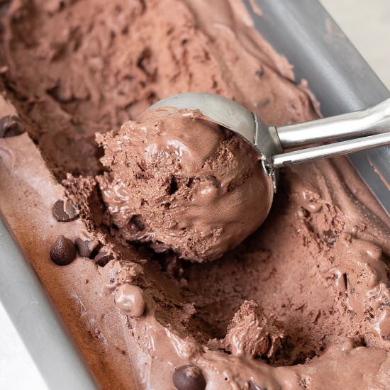 No-Churn Chocolate Ice Cream - Recipe photo by Healthy Life Trainer
