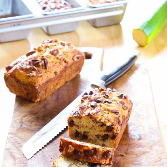 Keto Zucchini Bread Mini Loaves - Recipe photo by LowCarb Abode