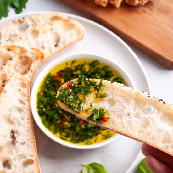 Herbed Bread Dipping Oil - Recipe photo by itsnotcomplicatedrecipes