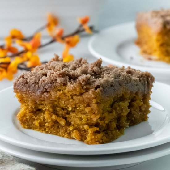 Pumpkin Coffee Cake - Recipe photo by ToSimplyInspire