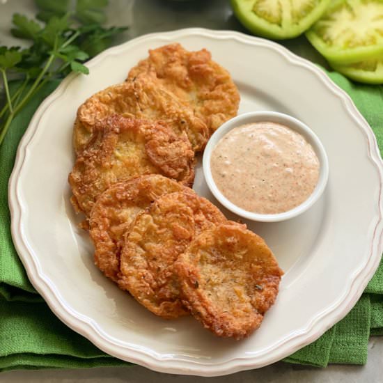Fried Green Tomatoes - Recipe photo by katiescucina
