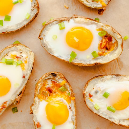 Breakfast Baked Potatoes - Recipe photo by thedarlingapron