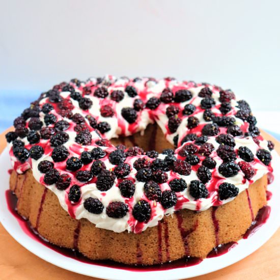 Mulberry Chai Bundt Cake - Recipe photo by veryveganval
