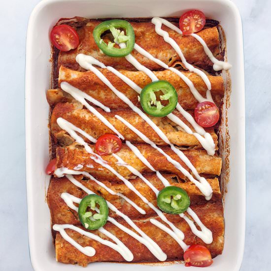 Dairy Free Enchiladas - Recipe photo by theurbenlife