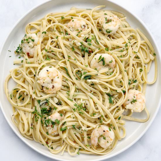 Dairy Free Shrimp Scampi - Recipe photo by theurbenlife