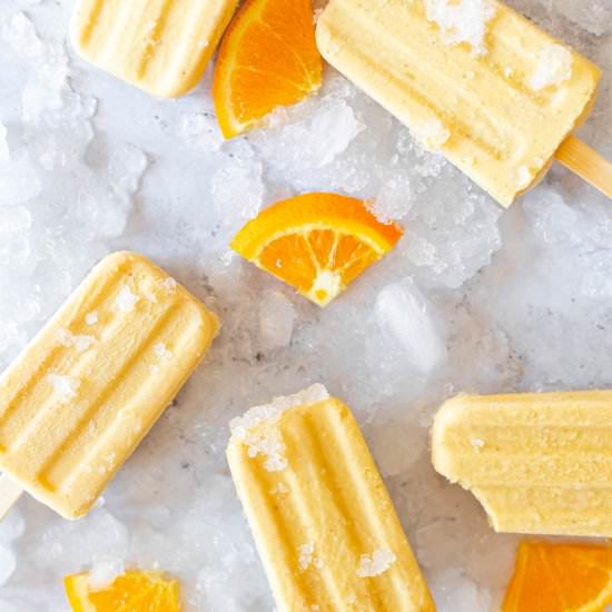 Orange Creamsicle Popsicles - Recipe photo by greenseggsandyams