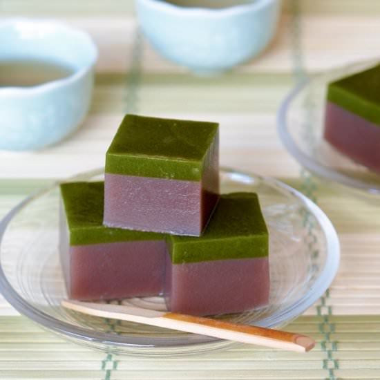 2-Layer Mizu-Yokan - Recipe photo by ochikeron