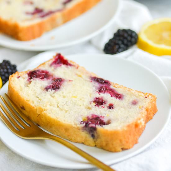 Blackberry Lemon Bread - Recipe photo by earthly provisions