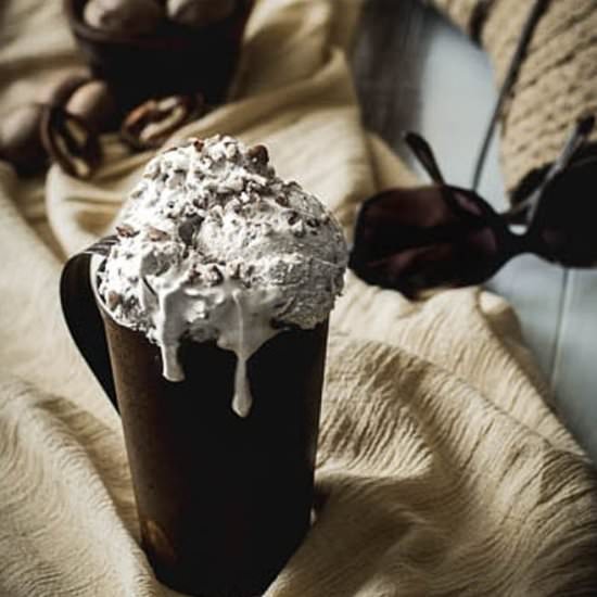 MAPLE PECAN ICE CREAM – NO CHURN - Recipe photo by hungerforspice