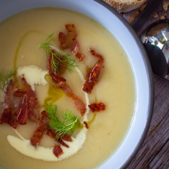 Parsnip Fennel Soup - Recipe photo by AnotherFoodBlogger