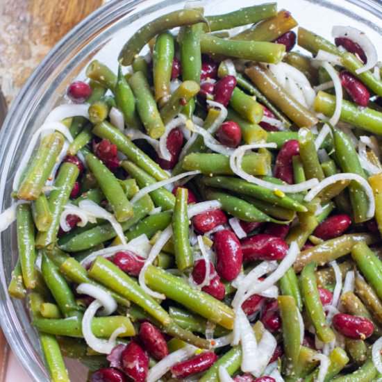 Mom's Bean Salad - Recipe photo by servedfromscratch