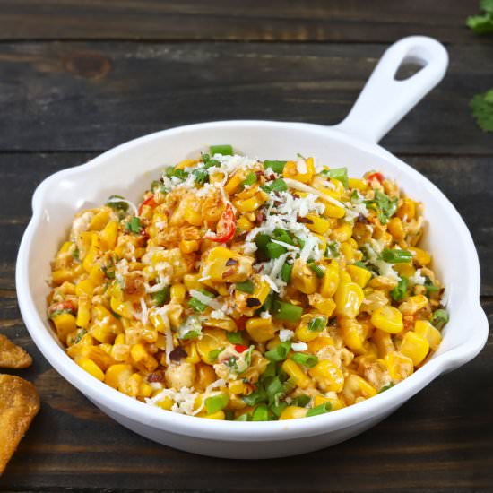Cheesy Chilli Corn Dip - Recipe photo by Funfoodandfrolic