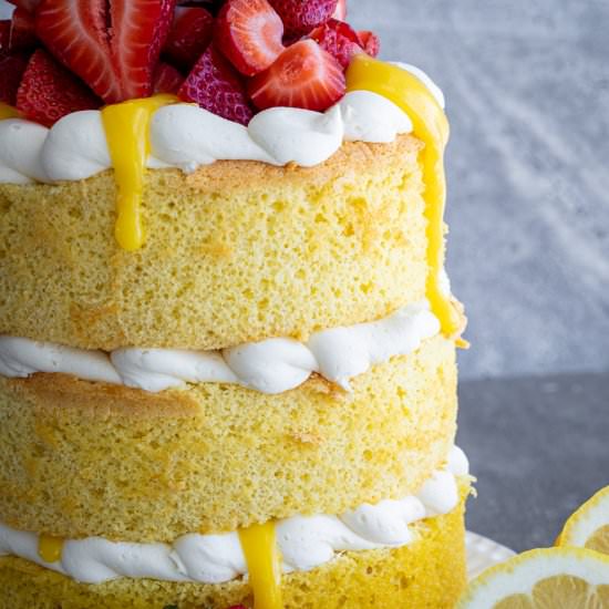 Lemon Chiffon Cake - Recipe photo by Aredspatula