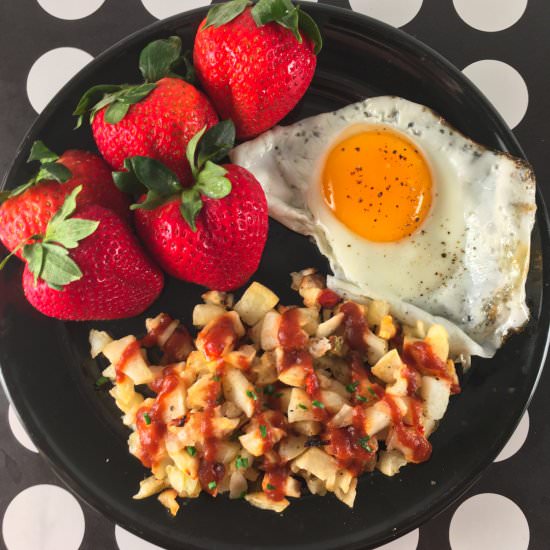 Air Fryer Frozen Diced Hash Browns - Recipe photo by summeryule.com