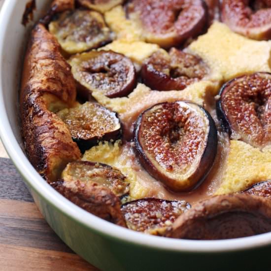 Fig clafoutis - Recipe photo by Food Gal