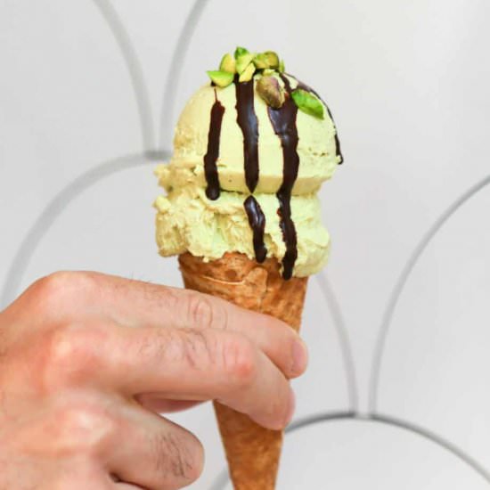 Vegan Pistachio Ice Cream - Recipe photo by Eatingworksnj