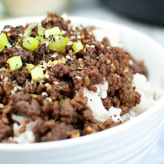 INSTANT POT KOREAN BEEF - Recipe photo by Easy Peasy Creative Ideas