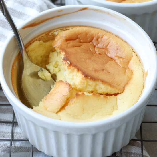 Mini Japanese Souffle Cheesecake - Recipe photo by chefjacooks