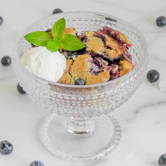 Simple Blueberry Cobbler - Recipe photo by House of Elyn Ryn