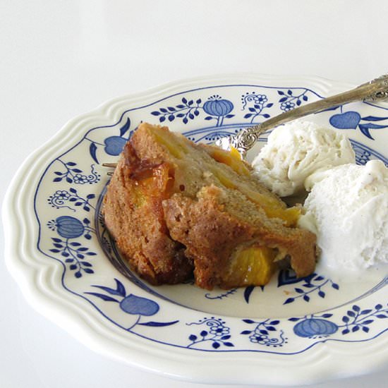 Summer Peach Cake - Recipe photo by delightfulrepast