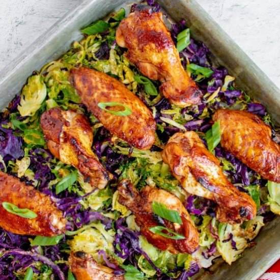 Asian Inspired Baked Chicken Wings - Recipe photo by noshingwiththenolands