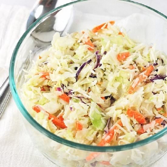 classic creamy coleslaw - Recipe photo by nowcookthis