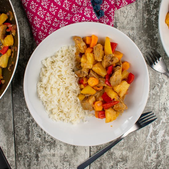 Leftover Roast Pork Sweet and Sour - Recipe photo by donnadundasblog