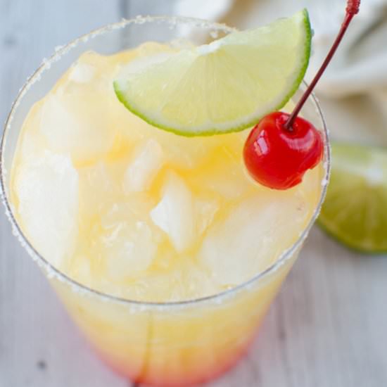 Skinny Tequila Sunrise Margaritas - Recipe photo by fakeginger