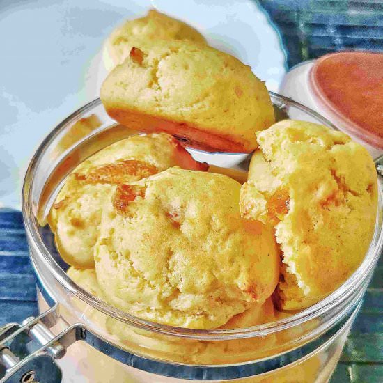Apricot cookies eggfree - Recipe photo by spicensweet