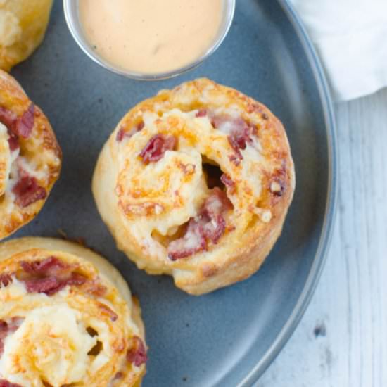 Corned Beef Pizza Rolls - Recipe photo by fakeginger