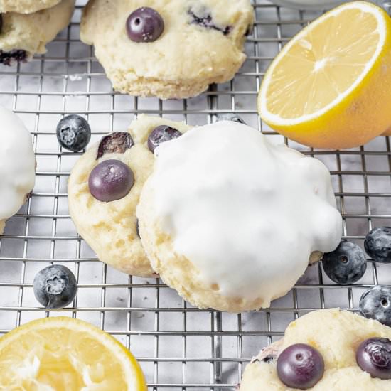 Lemon Blueberry Cookies - Recipe photo by Chopnotch