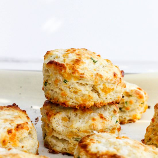 Cheddar Serrano Biscuits - Recipe photo by DoughEyedBlog