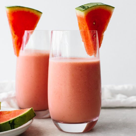 Watermelon Smoothie - Recipe photo by Downshiftology