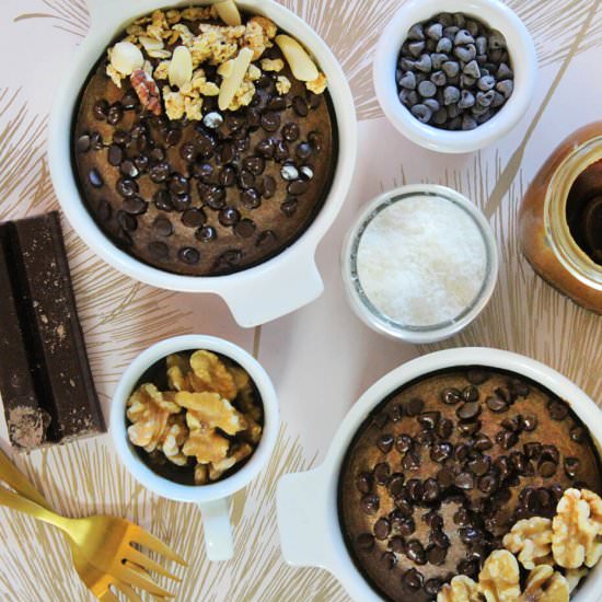 Baked oats (Tiktok viral recipe) - Recipe photo by hornoMX