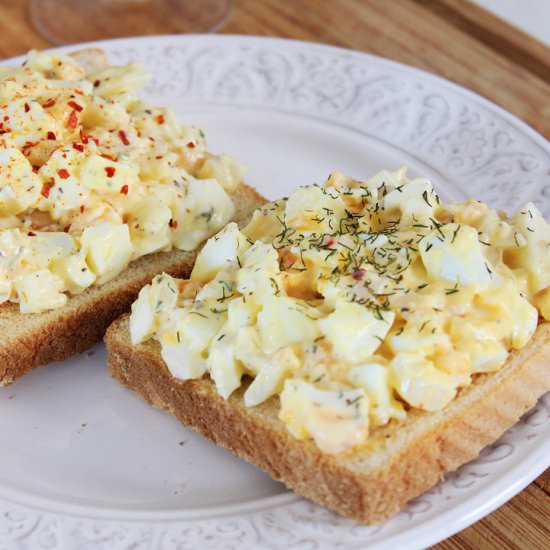 Classic egg salad - Recipe photo by hornoMX