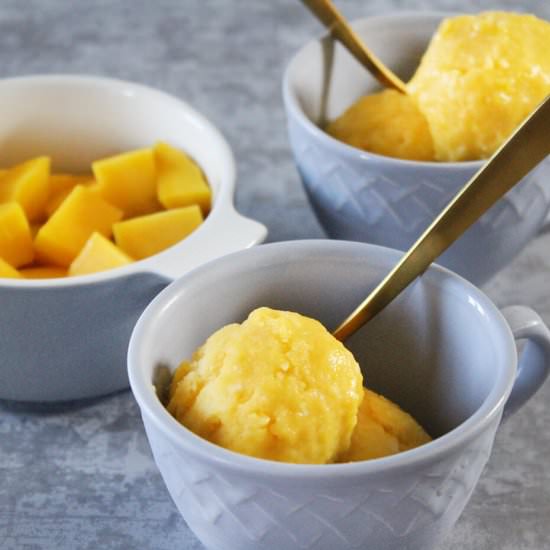 3 ingredient mango ice cream - Recipe photo by hornoMX