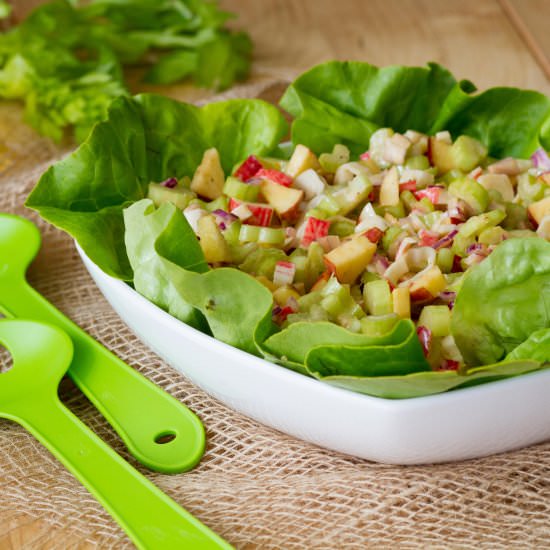 Crab stick salad - Recipe photo by mecooks.com